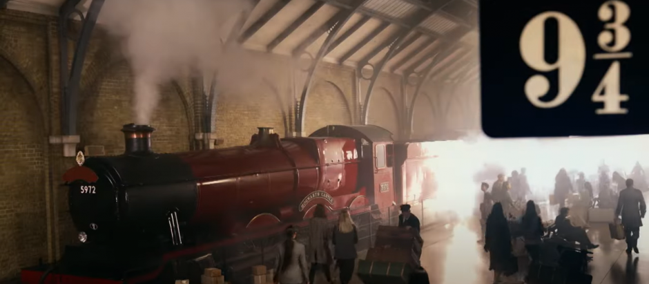 El andén 9 y tres cuartos en el especial de HBO Max 'Harry Potter: regreso a hogwarts'