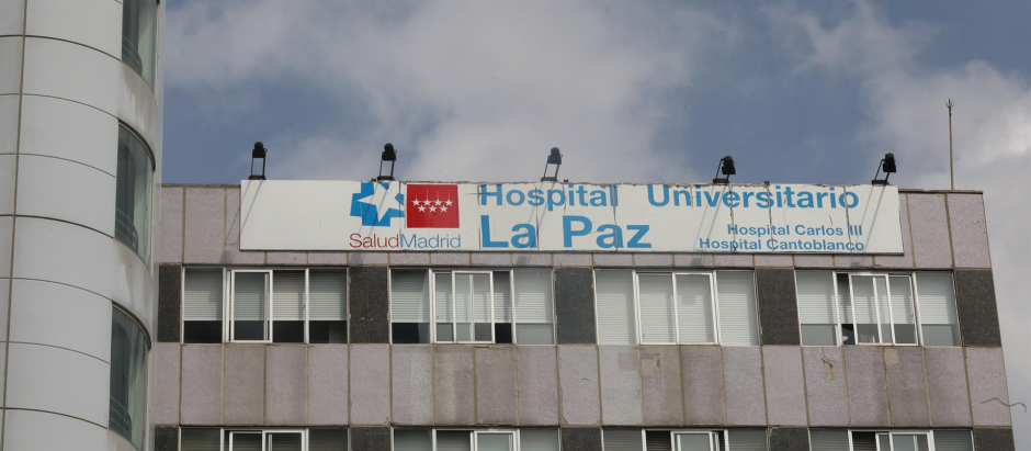 Fachada del Hospital de La Paz