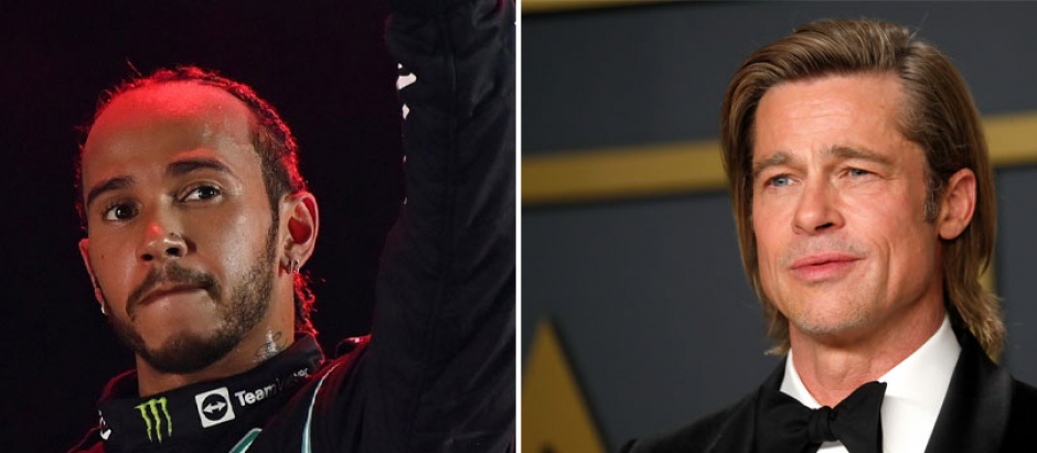 Lewis Hamilton y Brad Pitt unirán sus fuerzas en Hollywood