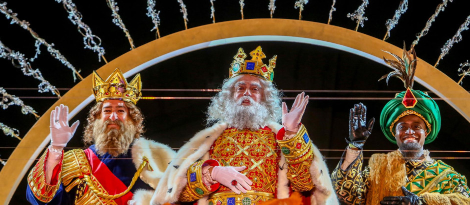 Los Reyes Magos en la Cabalgata de Madrid
