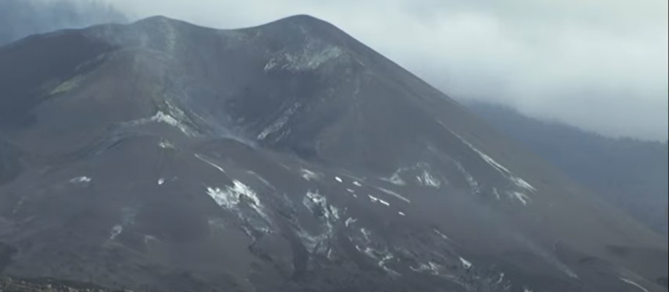 Volcán de Cumbre Vieja sin emisión de lava