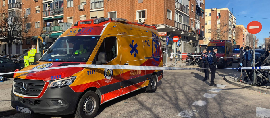 Una ambulancia del Samur en Madrid