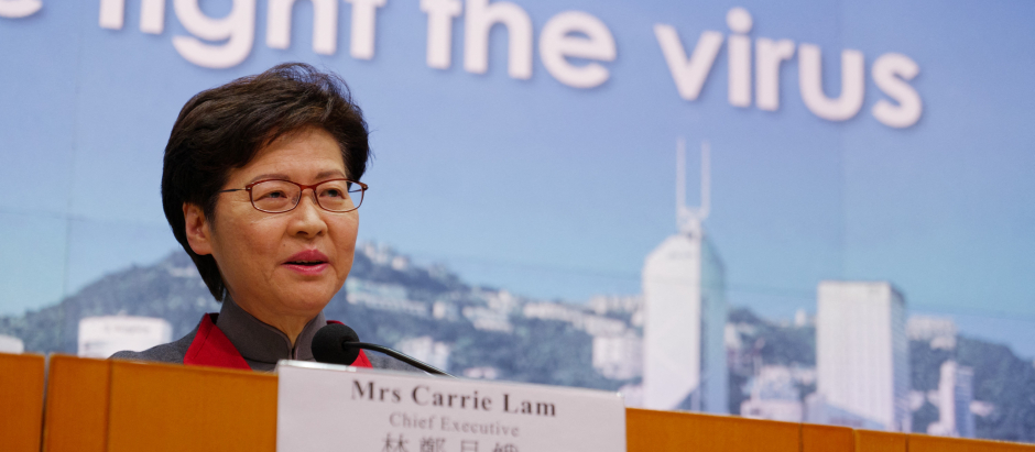 La mandataria hongkonesa, Carrie Lam