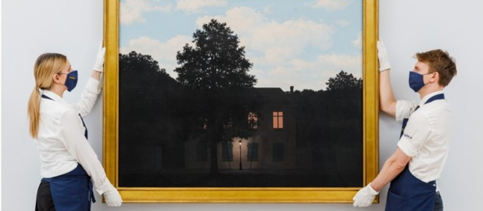 'El cuadro 'El imperio de las luces', de Magritte