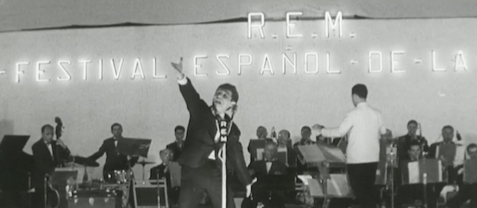 Raphael, en el Festival de Benidorm, en 1962