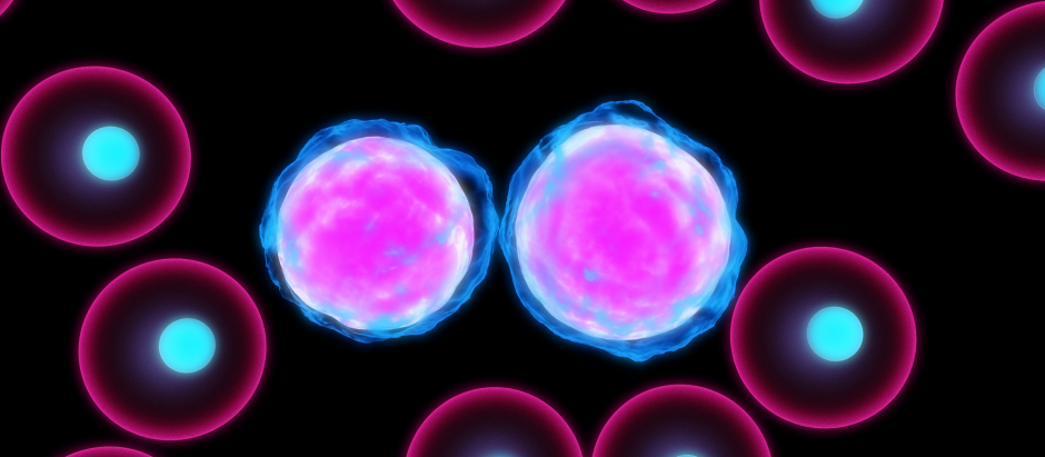 Células infectadas con leucemia