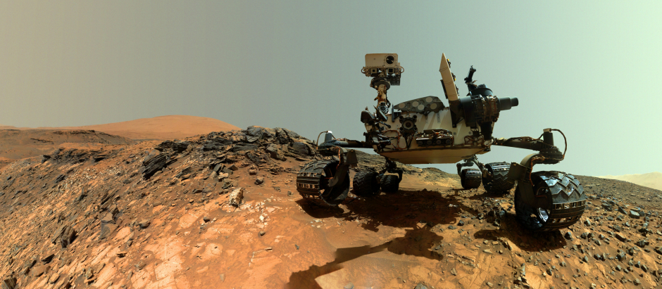 El rover Curiosity en un autorretrato tomado en 2019