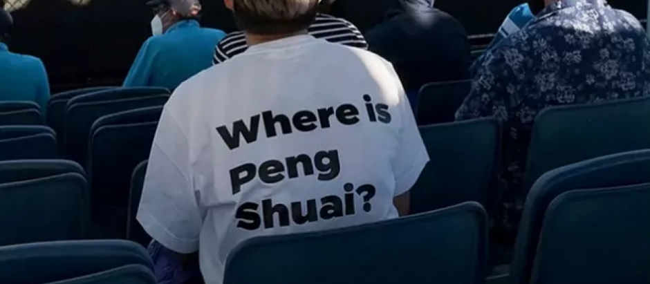 Una de las camisetas que se han censurado durante el Open de Australia