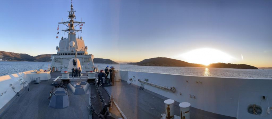 La fragata Blas de Lezo inicia su singladura para integrarse en el grupo marítimo de la OTAN