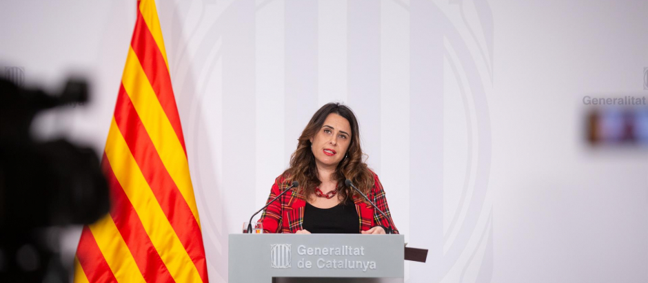 La portavoz de la Generalitat de Cataluña, Patricia Plaja