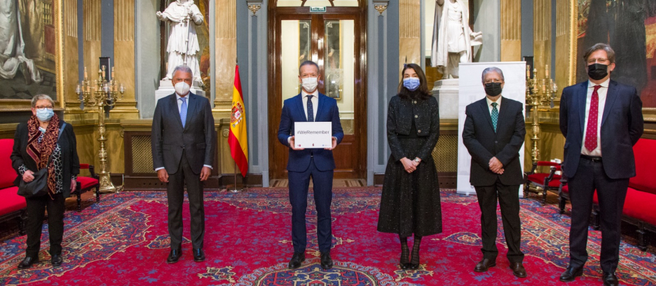 La cámara alta acoge a las comunidades judías en España durante el acto de Estado