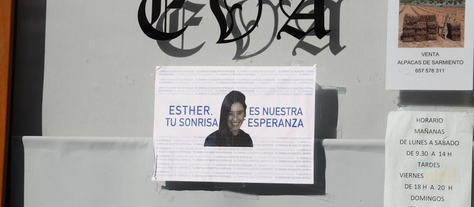 El rostro de Esther López ha estado muy presente en el municipio desde que desapareciera hace un mes