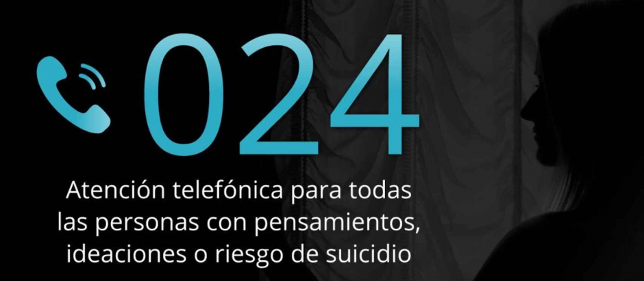 El 024 es el número elegido para alojar el teléfono contra el suicidio