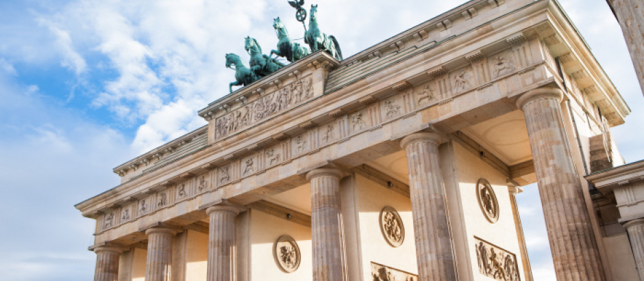 La puerta de Brandenburgo en Berlín