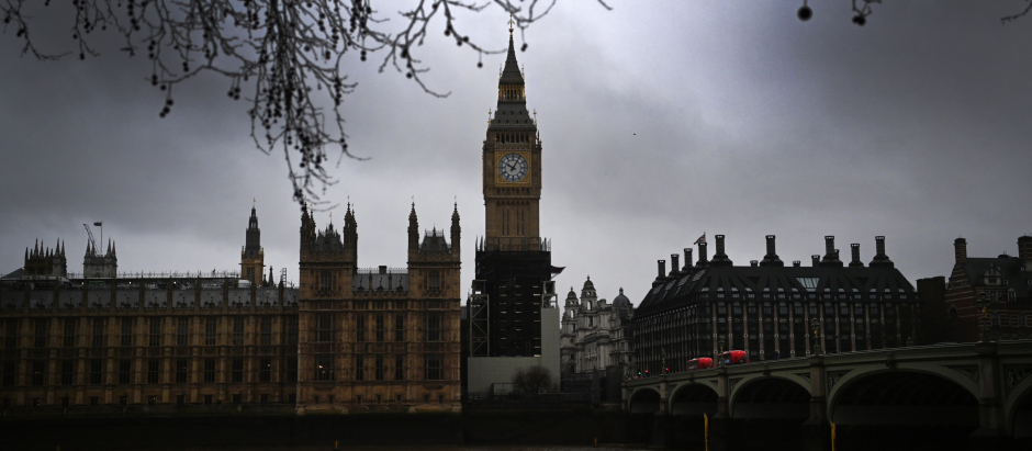 Vista del Parlamento británico en Londres