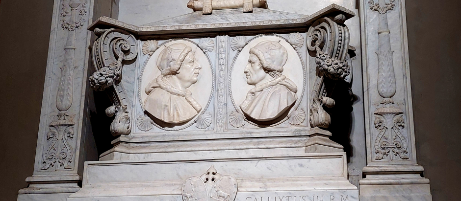 Los resto de Calixto III y Alejandro VI en la Iglesia Nacional Española de Roma