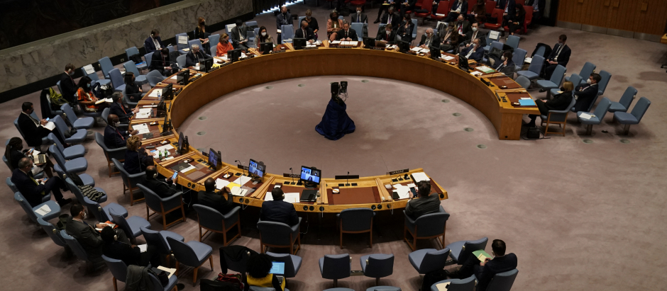 Sesión del Consejo de Seguridad de la ONU en Nueva York