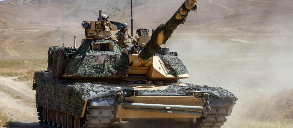 Modelo de Tanque Abrams M1A2 que será proporcionado por EE.UU a Polonia