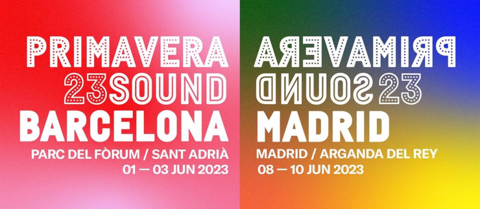 El Primavera Sound 2023 tendrá doble sede en Barcelona y Madrid.
