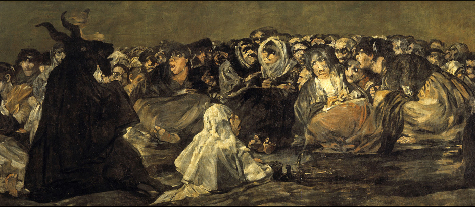 'El aquelarre' de Francisco de Goya escenifica a la perfección los tópicos de la brujería en España