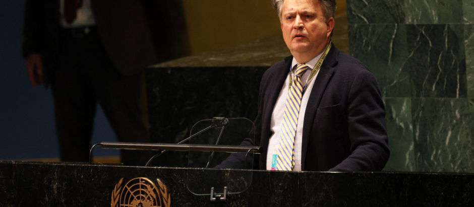 Sergiy Kyslytsya representante permanente de Ucrania ante la ONU