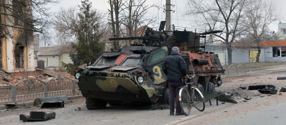 Un convoy ruso de más de 40 kilómetros se dirige a la capital de Ucrania