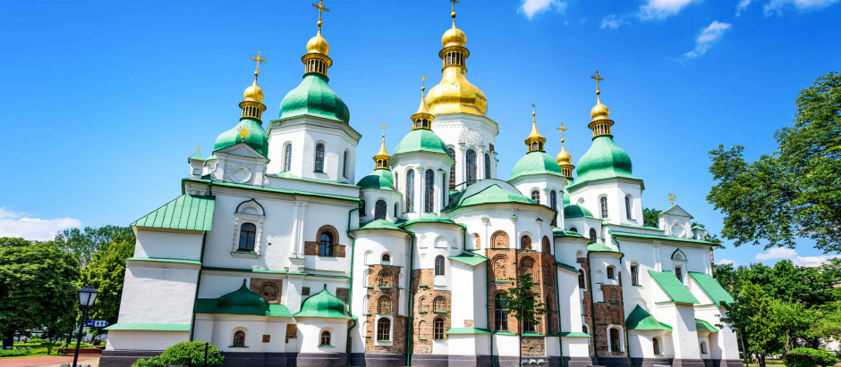 La catedral de Santa Sofía de Kiev, amenazada por la guerra entre Rusia y  Ucrania