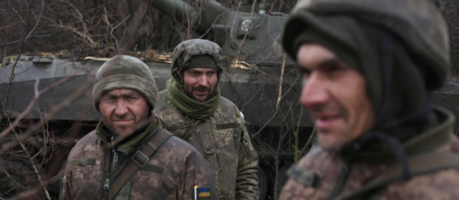 Soldados ucranianos Ucrania Rusia