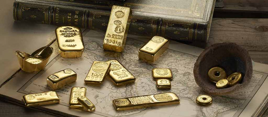 El oro es un lugar posible donde poner el dinero en grandes momentos de crisis.
