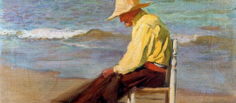 'Hombre en la playa', de Cecilio Pla y Gallardo