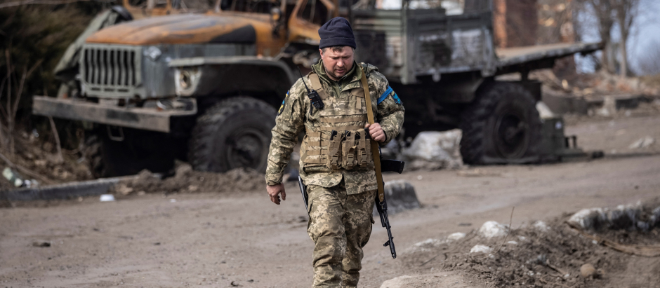 Soldado ucraniano Kiev