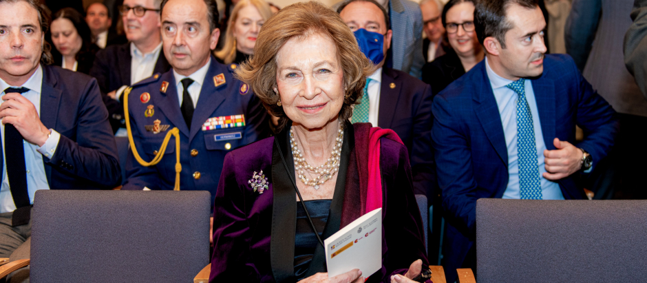 La Reina Sofía ha presidido en Nueva York la presentación el Diccionario Biográfico electrónico (DB~e) de la Real Academia de la Historia