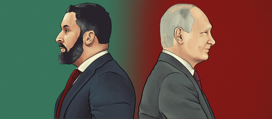 Santiago Abascal y Vladímir Putin