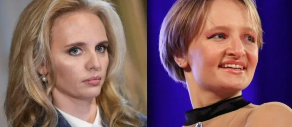 Las hijas de Vladimir Putin, Maria Vorontsova (izqda.) y Katerina Tijonova