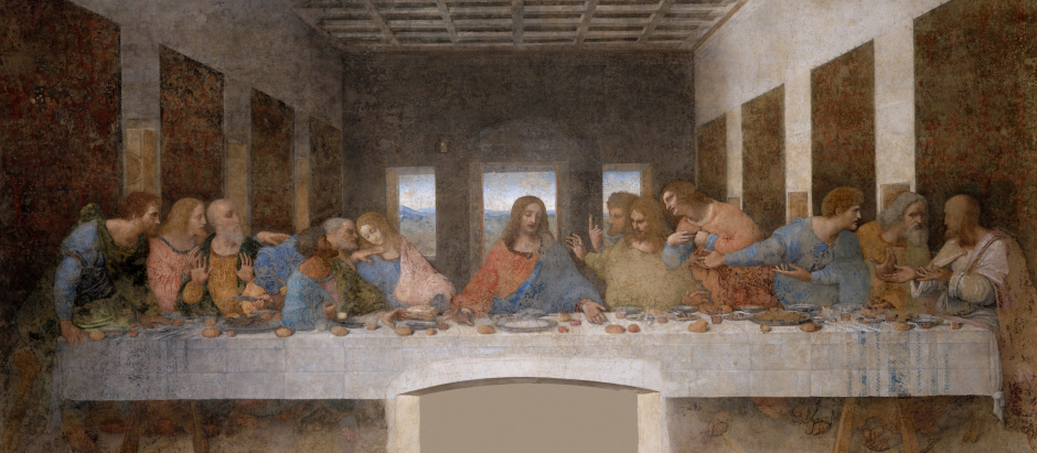 La última cena de Leonardo Da Vinci