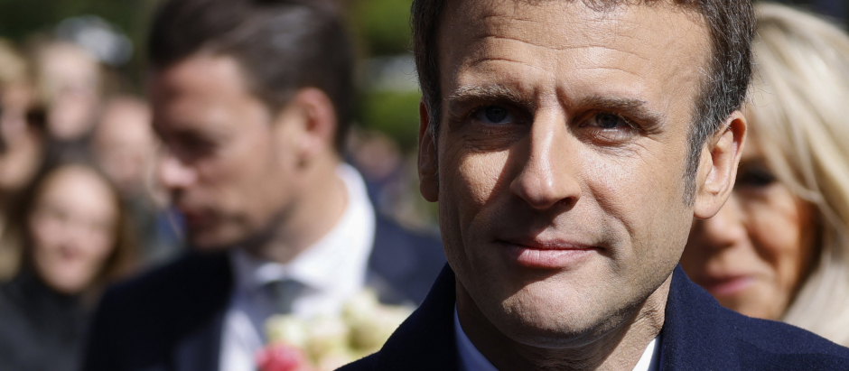 El actual presidente de Francia, y candidato a la reelección, Emmanuel Macron