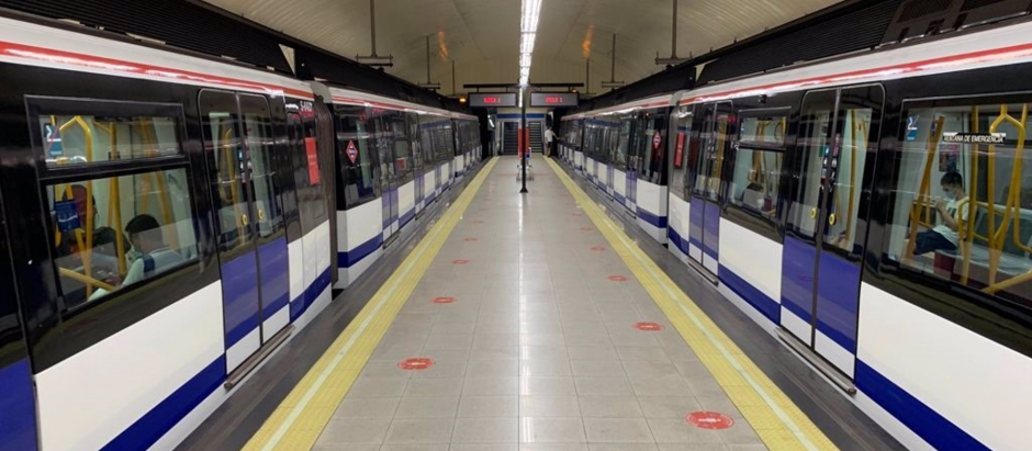 Imagen de una estación de Metro de Madrid