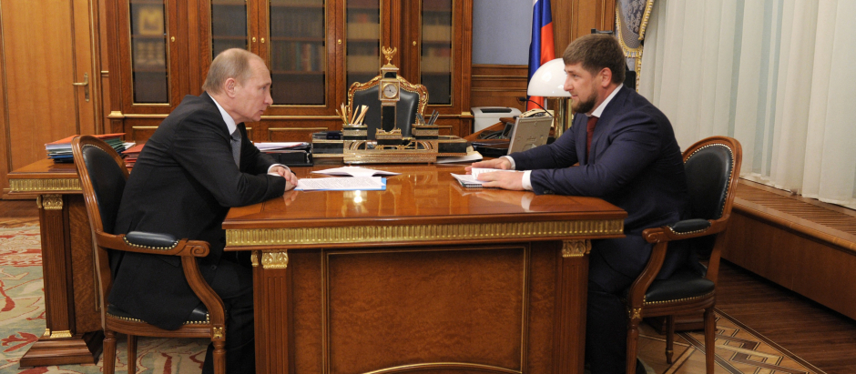 Kadyrov y Putin Rusia Chechenos Ucrania