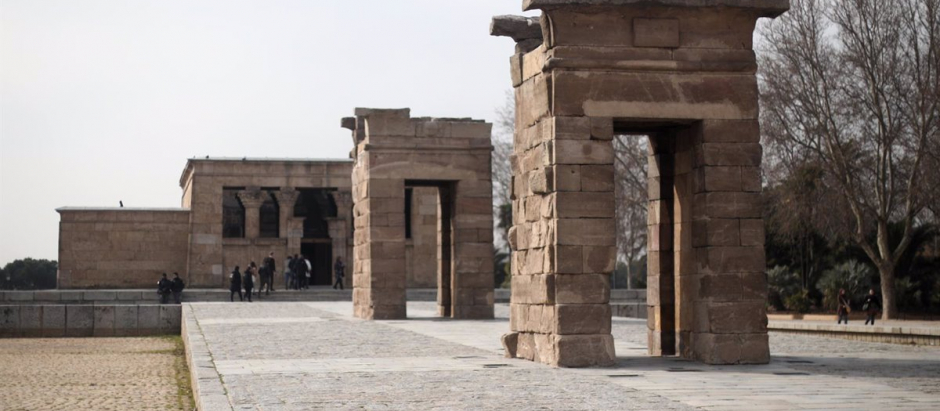 11/02/2020 Templo de Debod del antiguo Egipto en el Parque del Oeste junto al Paseo del Pintor Rosales, en Madrid (España) a 11 de febrero de 2020.
POLITICA 
Eduardo Parra - Europa Press