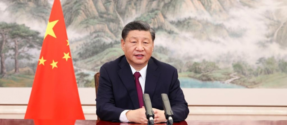 El presidente chino Xi Jinping durante su discurso en la cumbre asiática