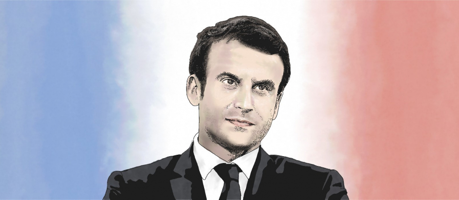 Emmanuel Macron, candidato del partido "La República en Marcha"