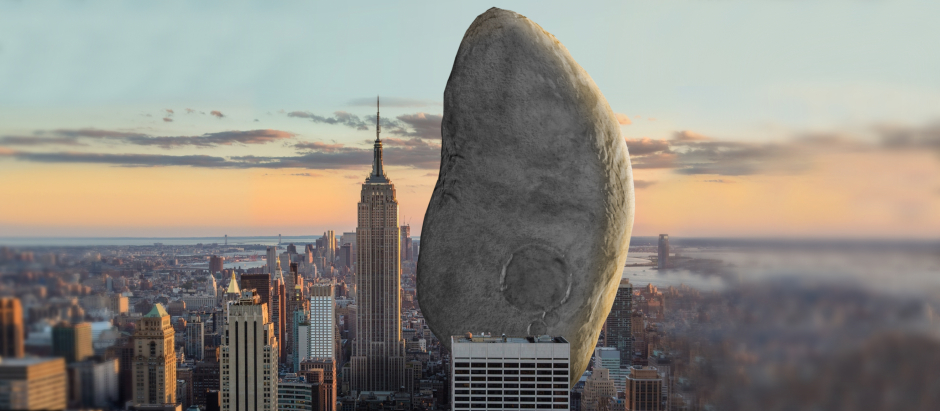 El asteroide tiene un tamaño de dos veces la altura del Empire State