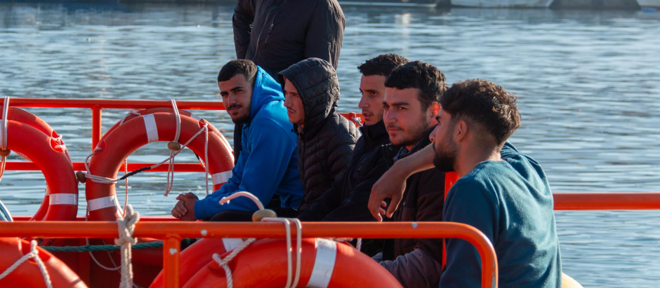 Una embarcación con 19 inmigrantes a bordo que fue rescatada por Salvamento Marítimo el pasado 8 de mayo