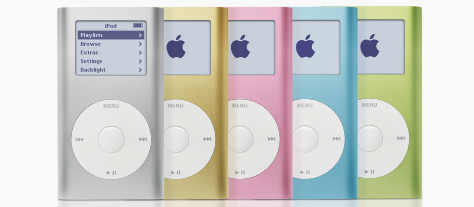 El iPod Mini presentado en 2004
