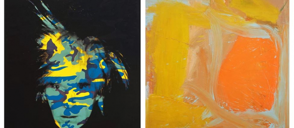 Dos de los cuadros vendidos en la segunda subasta de la colección Macklowe en Sotheby's: un Warhol y un De Kooning