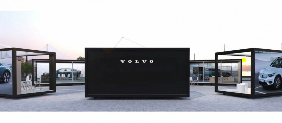 Imagen de la exposición de Volvo en Madrid