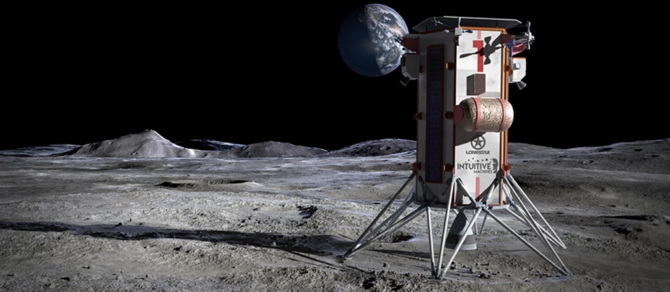 Recreación de las bases de datos lunares donde se guardaría la información de la humanidad