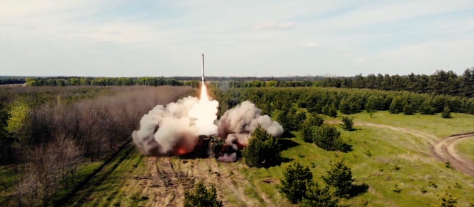 Lanzamiento de misiles Iskander