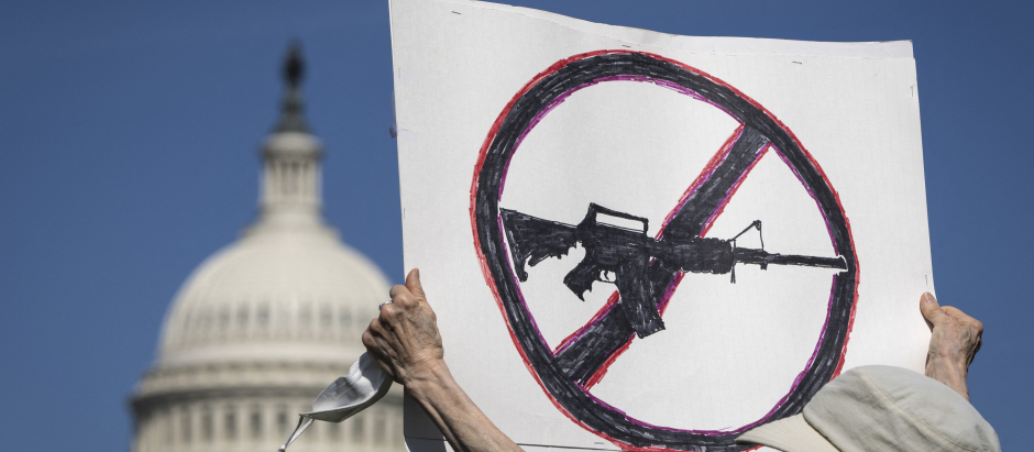 Manifestación contra armas Washington EEUU