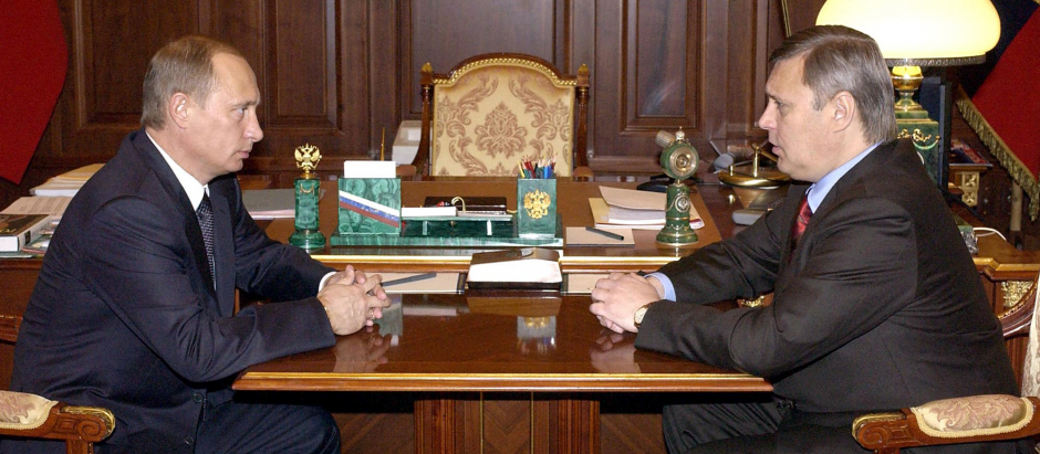 Mikhail Kasyanov y Vladimir Putin Rusia